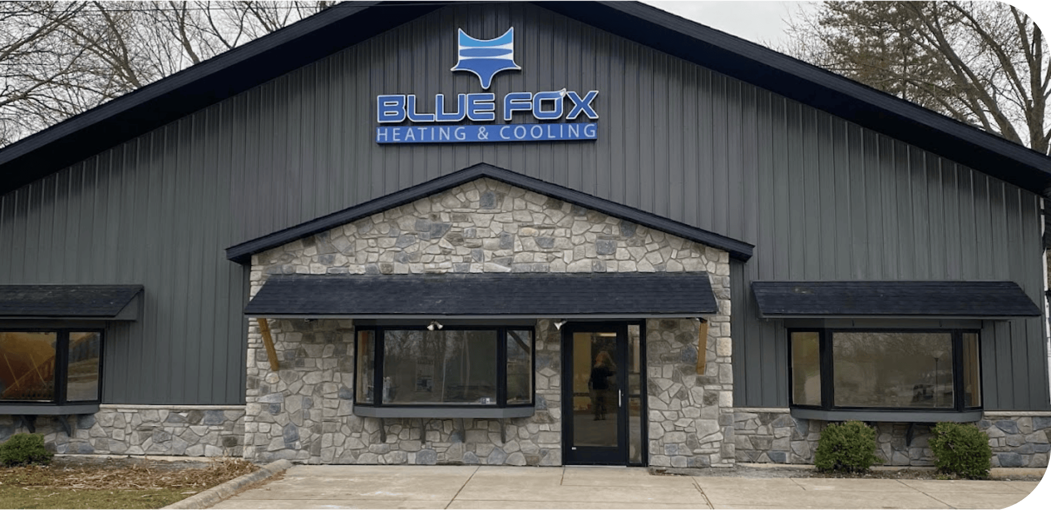 Blue Fox Heating, Cooling & Plumbing office in West Lafayette, IN.